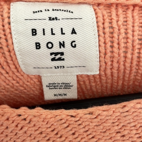 Billabong Seeing Stripes Pullover Sweater Size Medium New with Tags - Picture 10 of 11